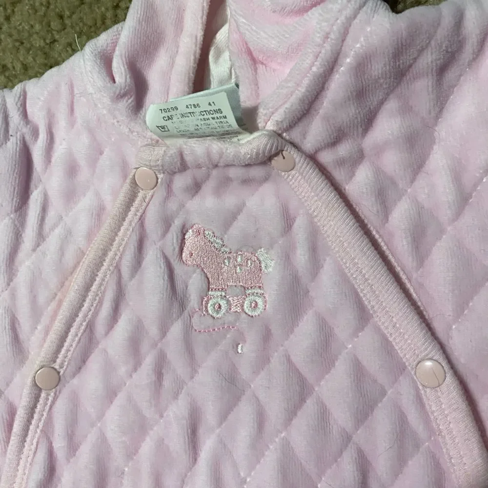 Vintage Little Me Fleece Winter Snow Outfit